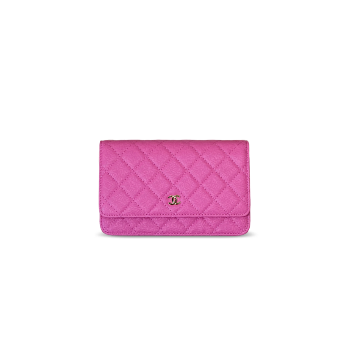 CHANEL MASTER WALLET ON CHAIN WOC CAVIAR GOLD METAL AP0250 (19.5*13*4cm)